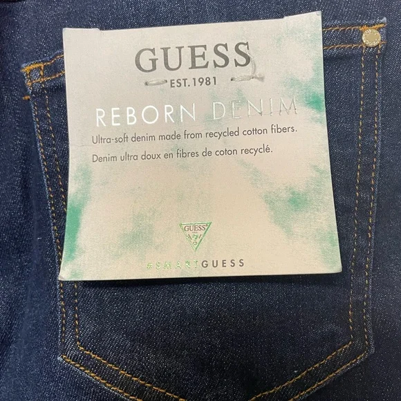 Guess Skinny Jeans Dark Blue Women's Medium - Picture 9 of 10